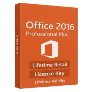 Office 2016 Professional Plus – Lifetime Retail License Key
